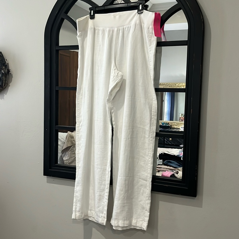 White Linen Lilly Pulitzer pants
